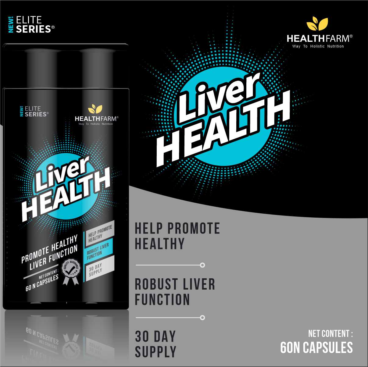 HealthFarm Liver Health Milk Thistle Capsules (60CAP)