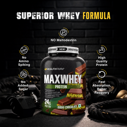 Healthfarm MaxWhey Protein | 24g Protein