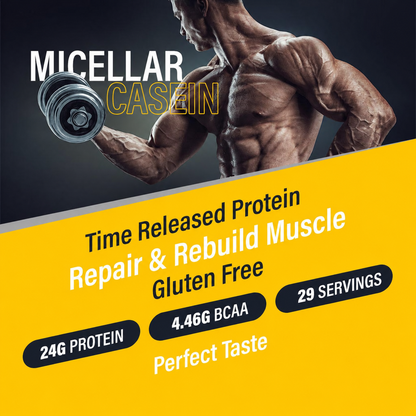 Healthfarm Micellar Casein Protein Powder 1KG | Chocolate Dutch