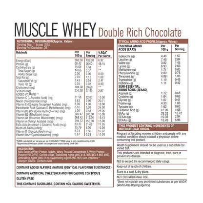 HealthFarm Muscle Whey Protein Isolate & Concentrate | Premium Blend of Whey Protein