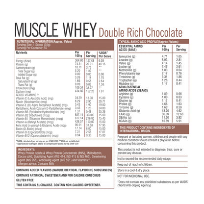 HealthFarm Muscle Whey Protein Isolate & Concentrate | Premium Blend of Whey Protein