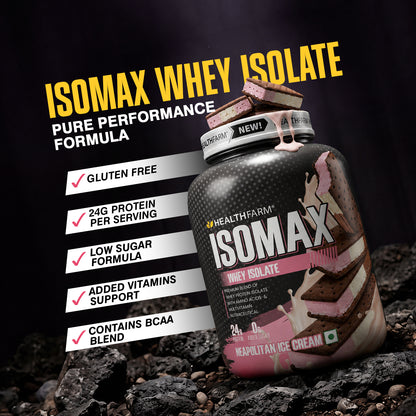 Healthfarm ISOMAX Whey Isolate – 24g Protein