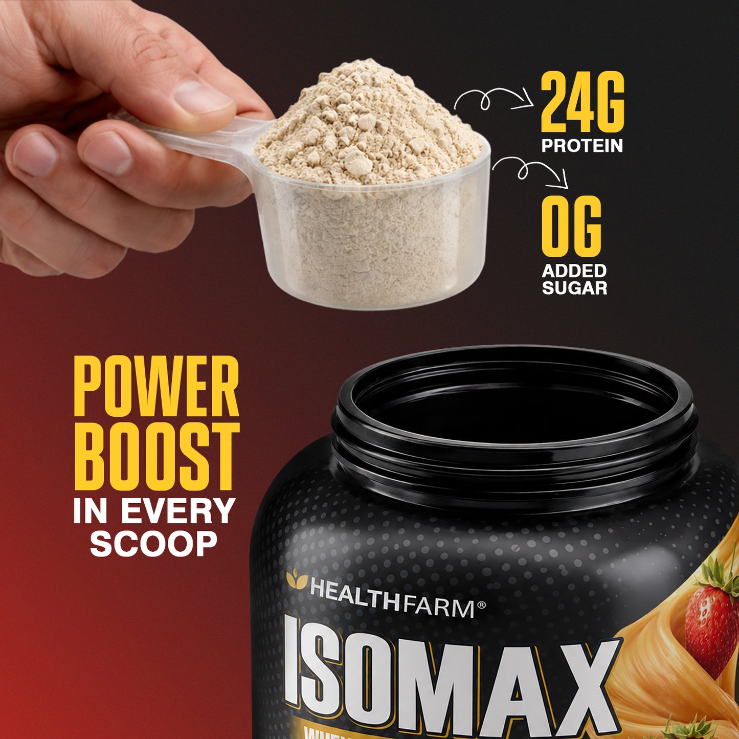 Healthfarm ISOMAX Whey Isolate – 24g Protein