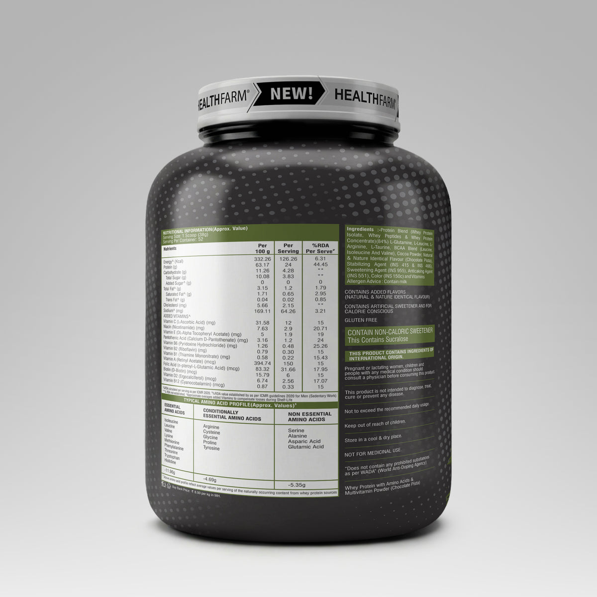 Healthfarm MaxWhey Protein | 24g Protein