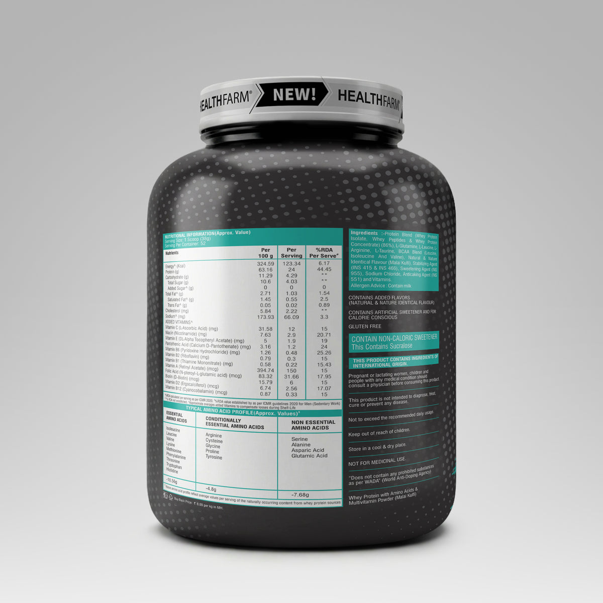 Healthfarm MaxWhey Protein | 24g Protein