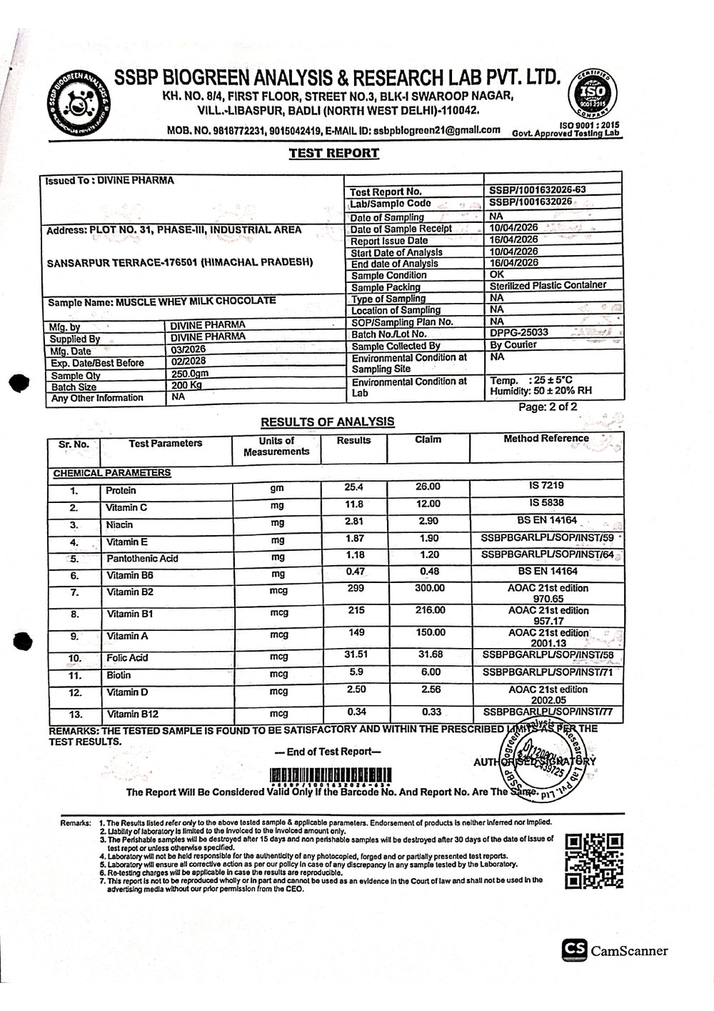 Lab Test Reports - Page 4
