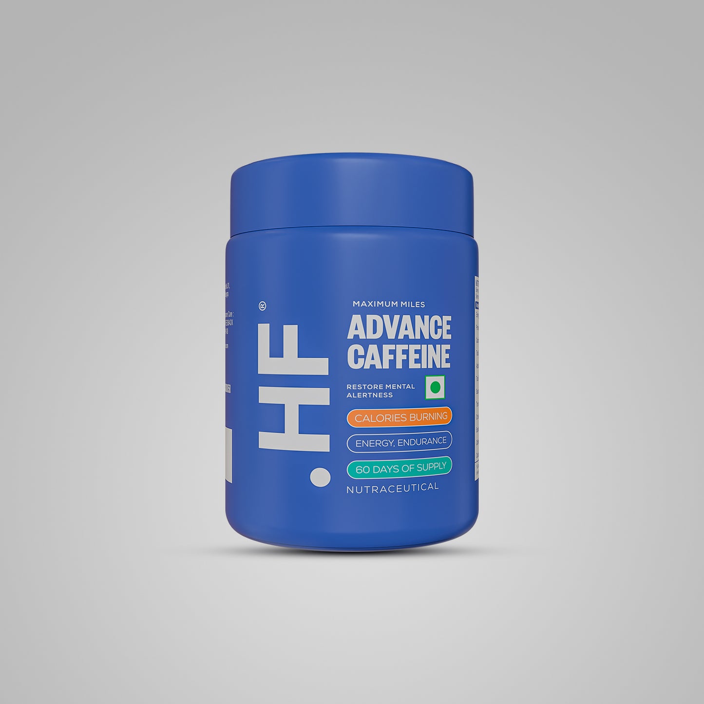 HealthFarm Advance Caffeine Tablets for Men and Women (60 Tab)