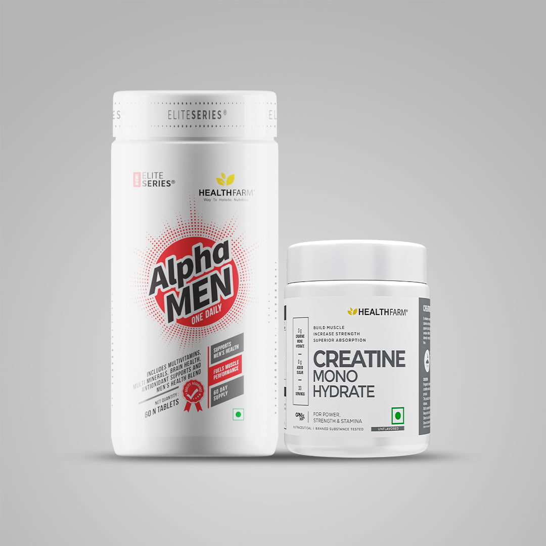 Healthfarm Creatine 100g + Alpha Men