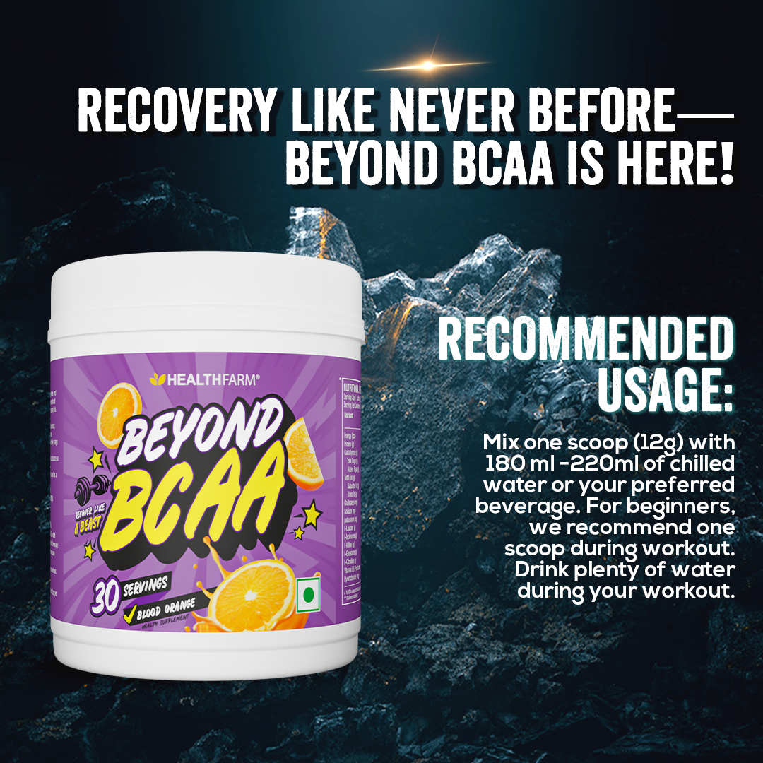 Healthfarm Beyond BCAA – 30 Servings for Muscle Recovery &amp; Performance