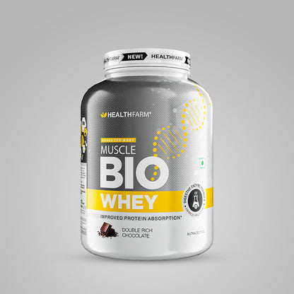 Healthfarm Muscle Bio Whey | Grass Fed Protein | Improved Protein Absorption