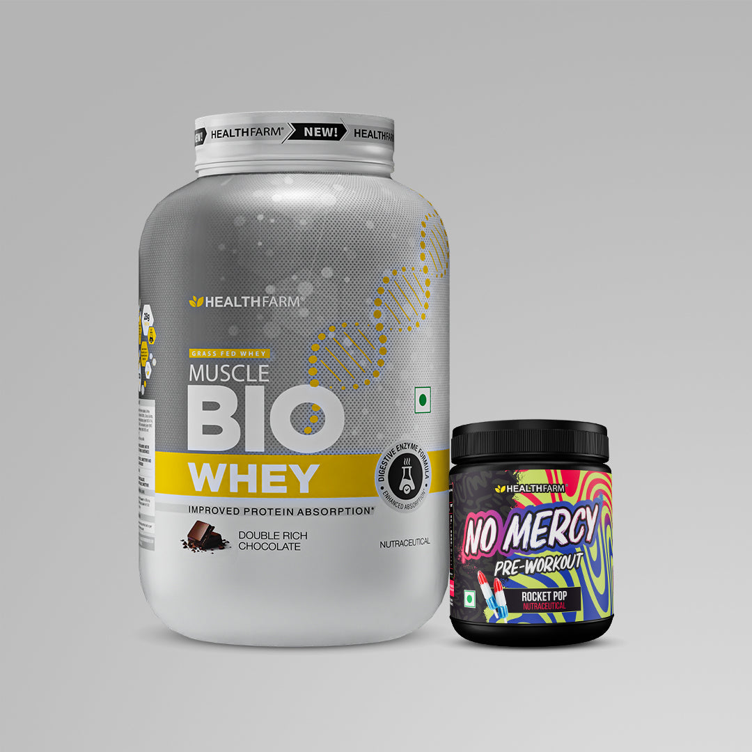 Healthfarm Muscle Bio Whey (1Kg) + No Mercy