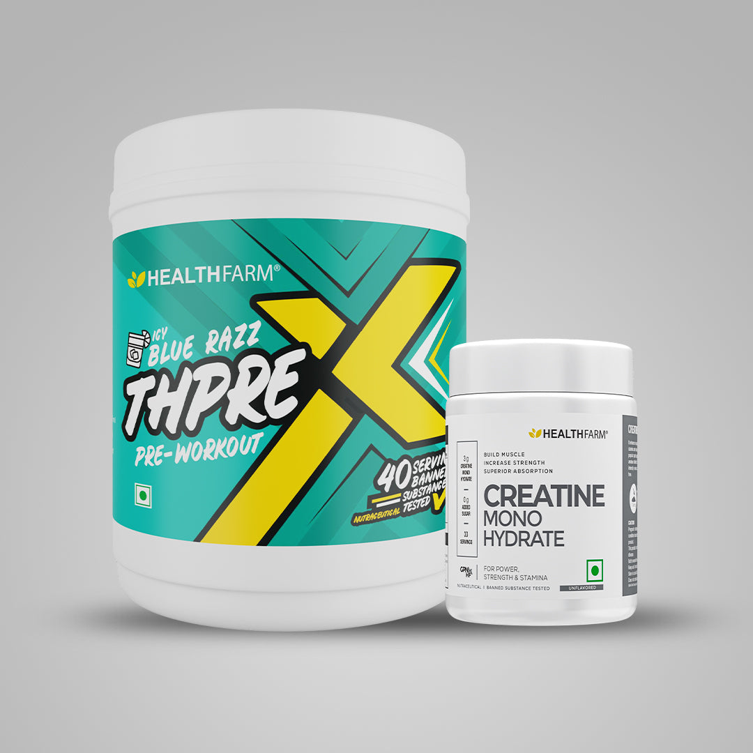 Healthfarm Thprex (500g) + Creatine (100g)