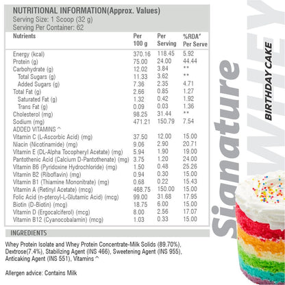 HF Series Signature Whey Protein Powder