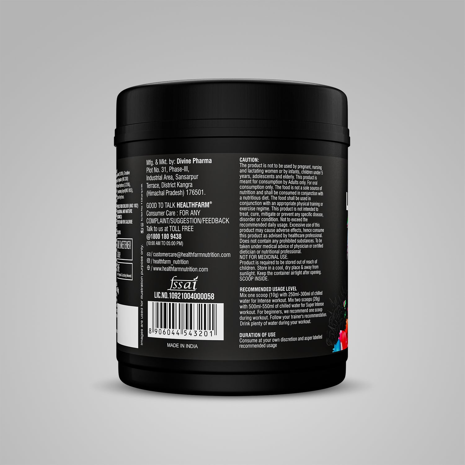 Healthfarm Limitless Thprex - Fully Loaded Pre-workout (60 Serving)
