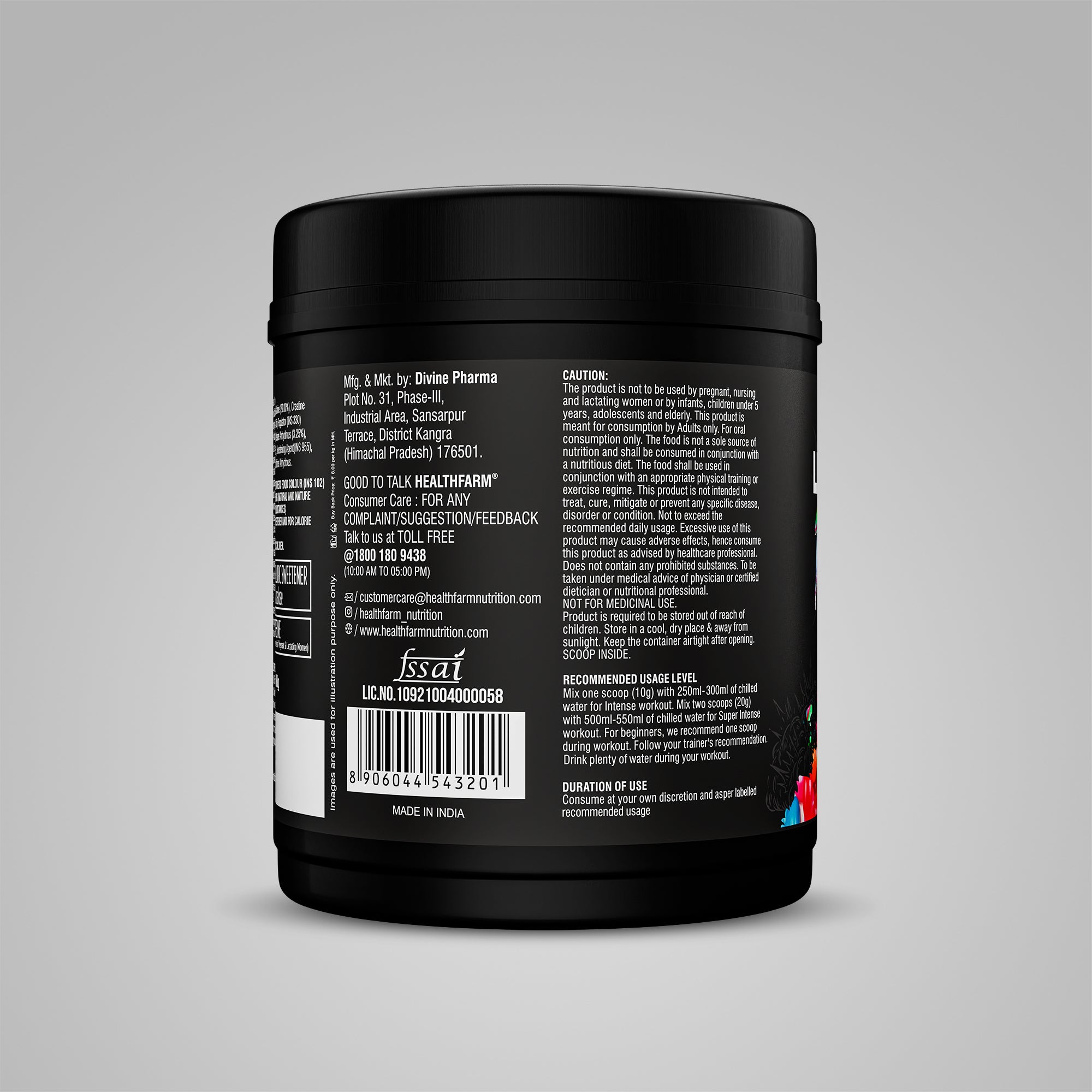 Healthfarm Limitless Thprex - Fully Loaded Pre-workout (60 Serving)