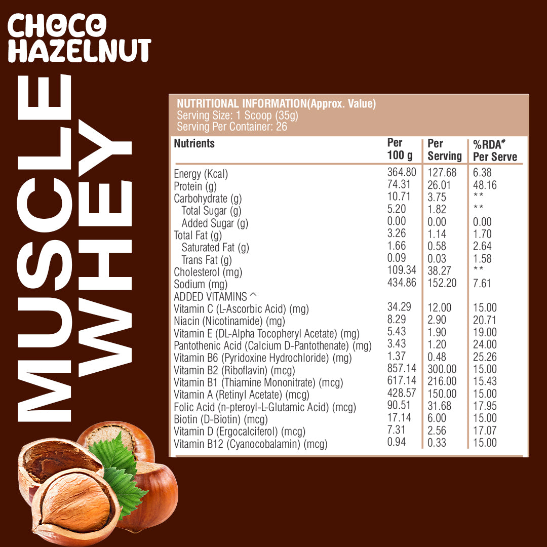 HealthFarm Muscle Whey Protein