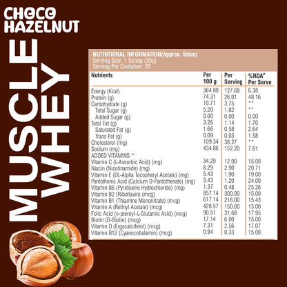 HealthFarm Muscle Whey Protein