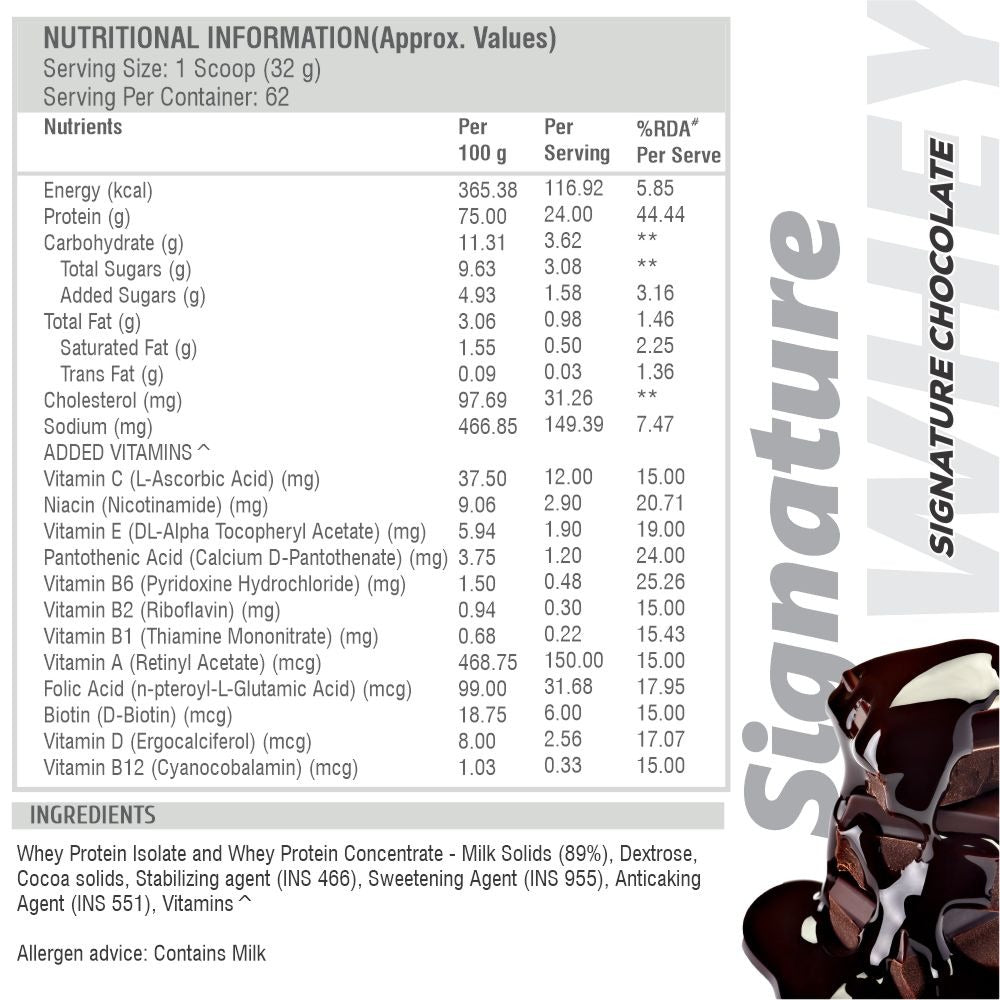 HF Series Signature Whey Protein Powder