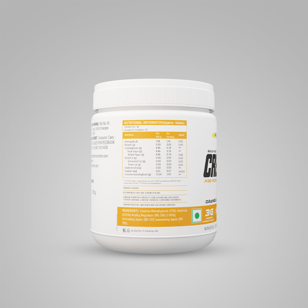 Healthfarm Creatine Monohydrate Powder