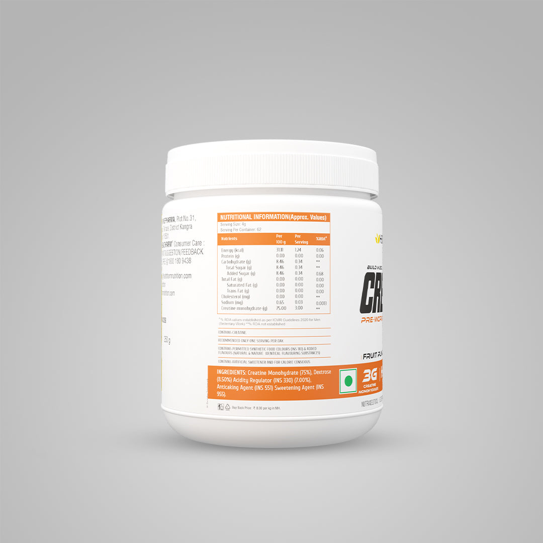 Healthfarm Creatine Monohydrate Powder