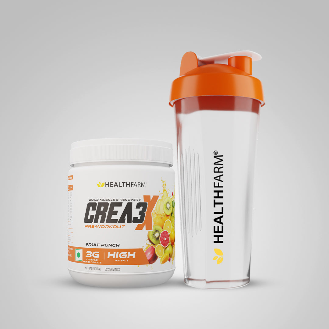 Healthfarm Crea3X + Plastic Shaker