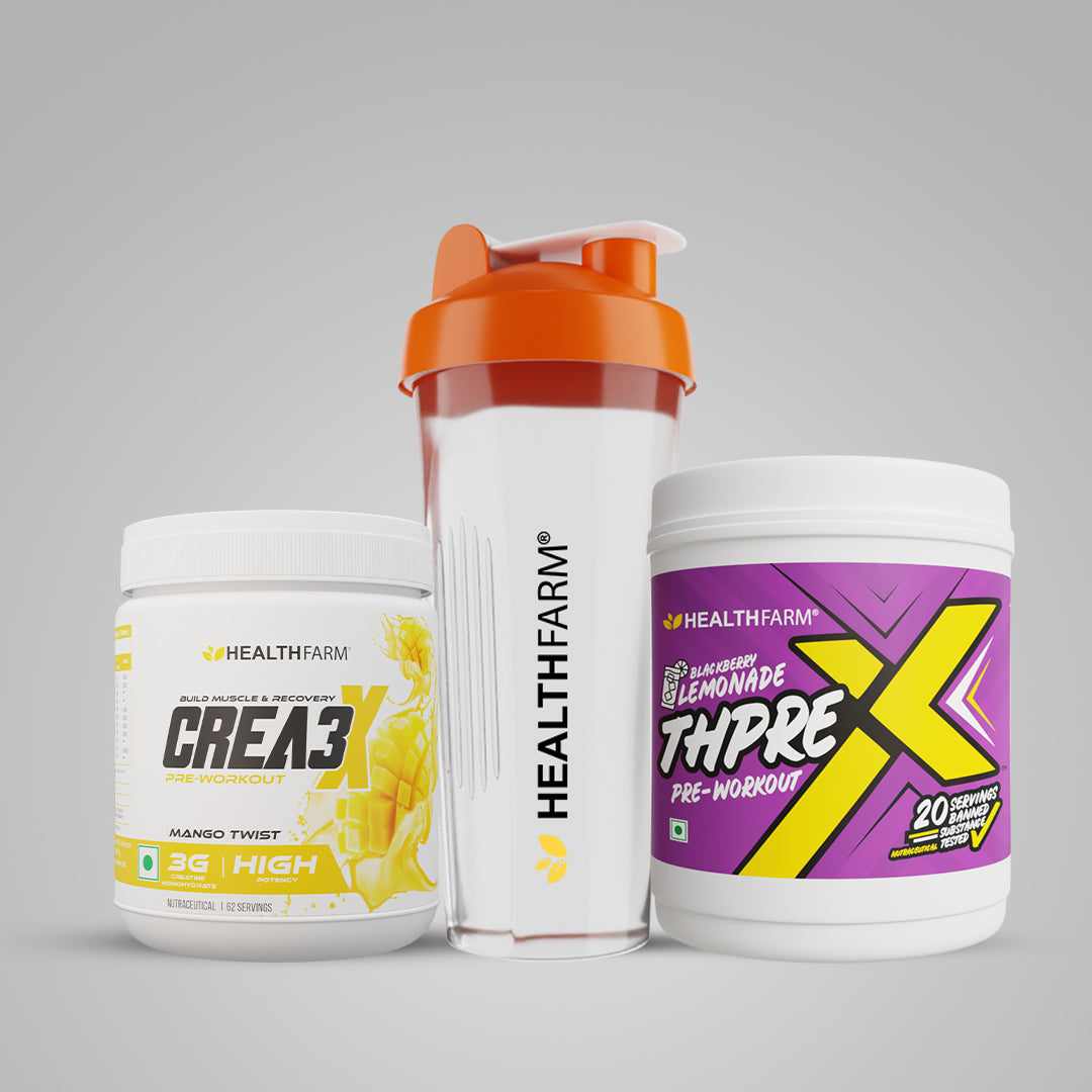 Healthfarm Crea3X + ThPreX (250g) + Plastic Shaker