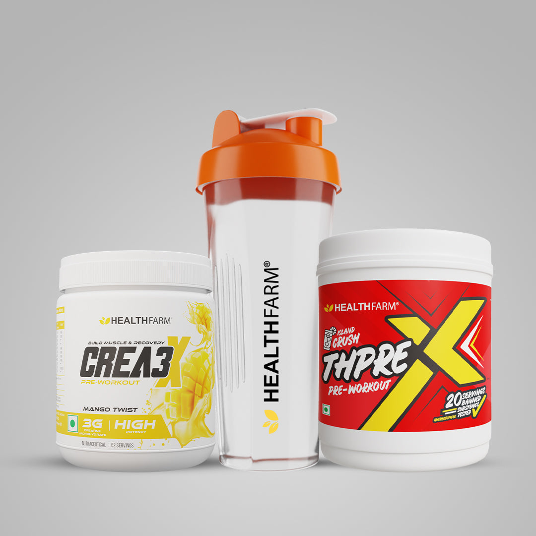 Healthfarm Crea3X + ThPreX (250g) + Plastic Shaker