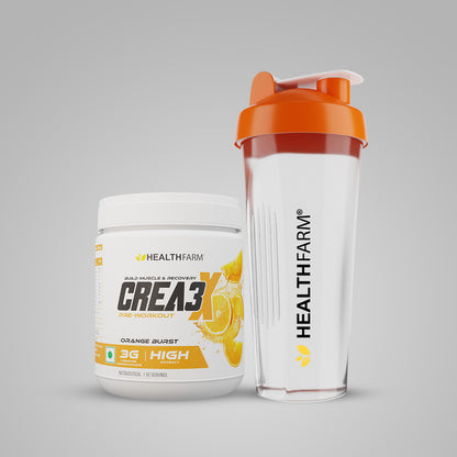 Healthfarm Crea3X + Plastic Shaker