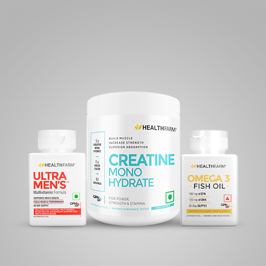 Healthfarm Creatine (250g) + Ultra Men&