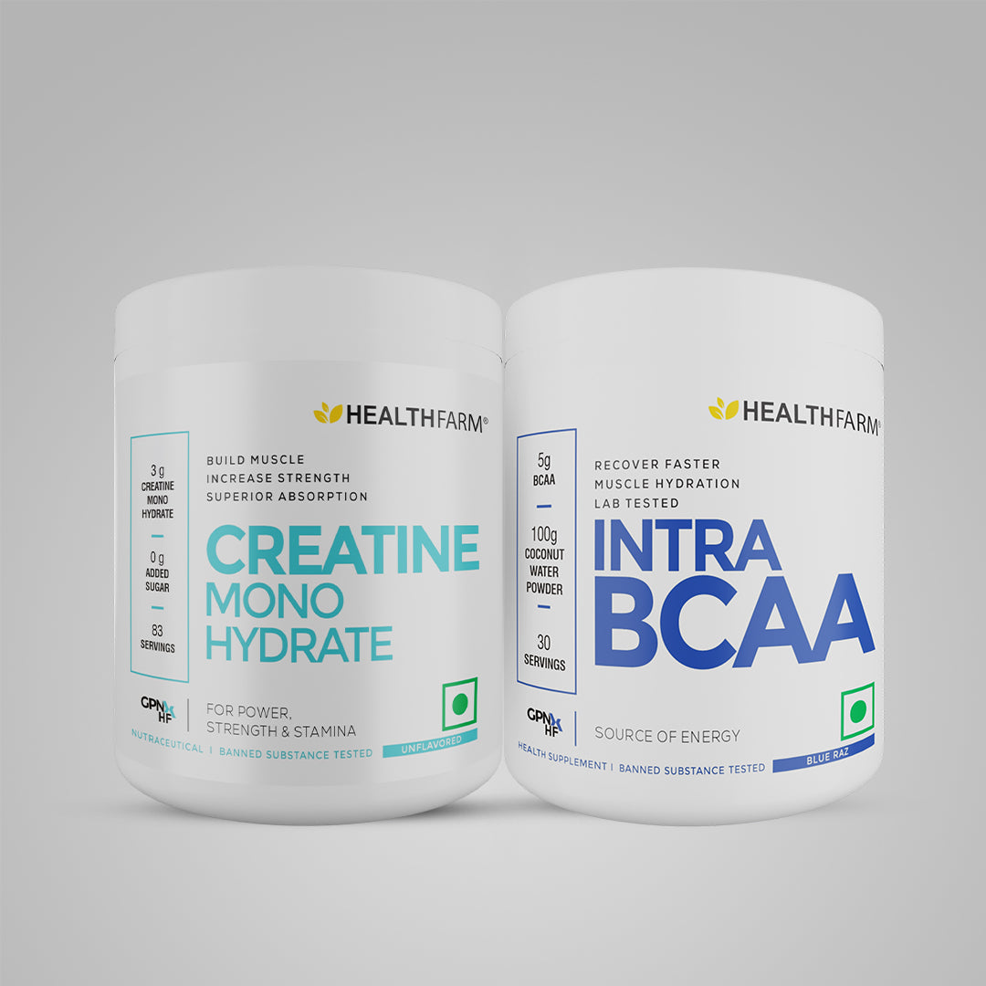 Healthfarm Creatine (250g) + Intra BCAA