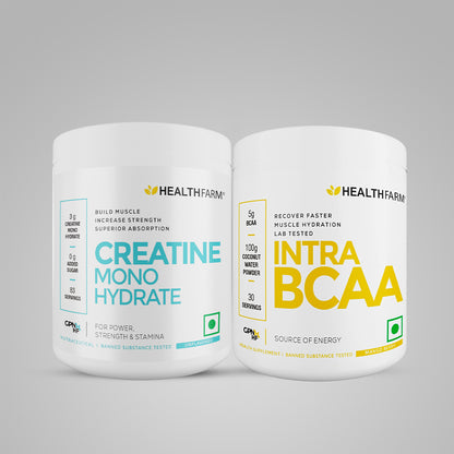 Healthfarm Creatine (250g) + Intra BCAA