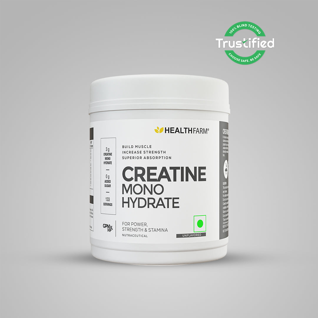 Healthfarm Muscle Creatine Monohydrate, (400g)