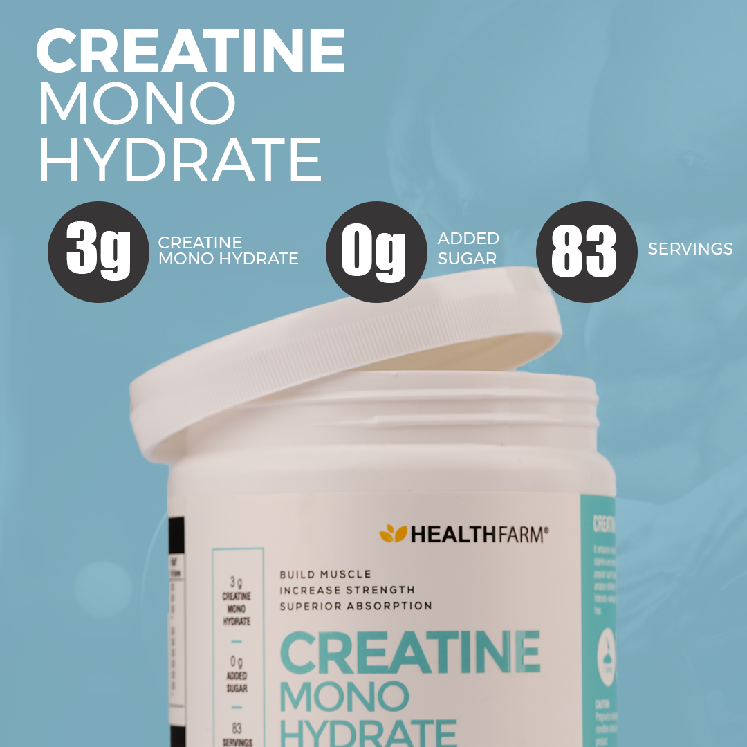 Healthfarm Muscle Creatine Monohydrate, (250g)