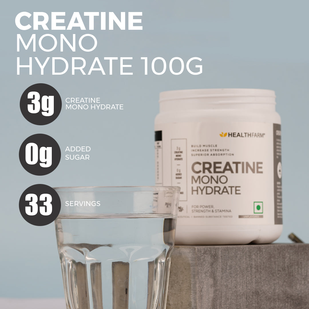 Healthfarm Thprex (500g) + Creatine (100g)