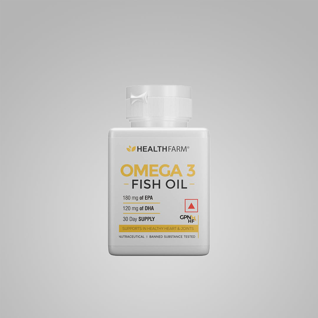 Healthfarm Omega 3 Fish Oil (EPA &amp; DHA), 60 Softgel