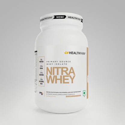 HealthFarm Nitra Whey | Ultimate Muscle Building Formula
