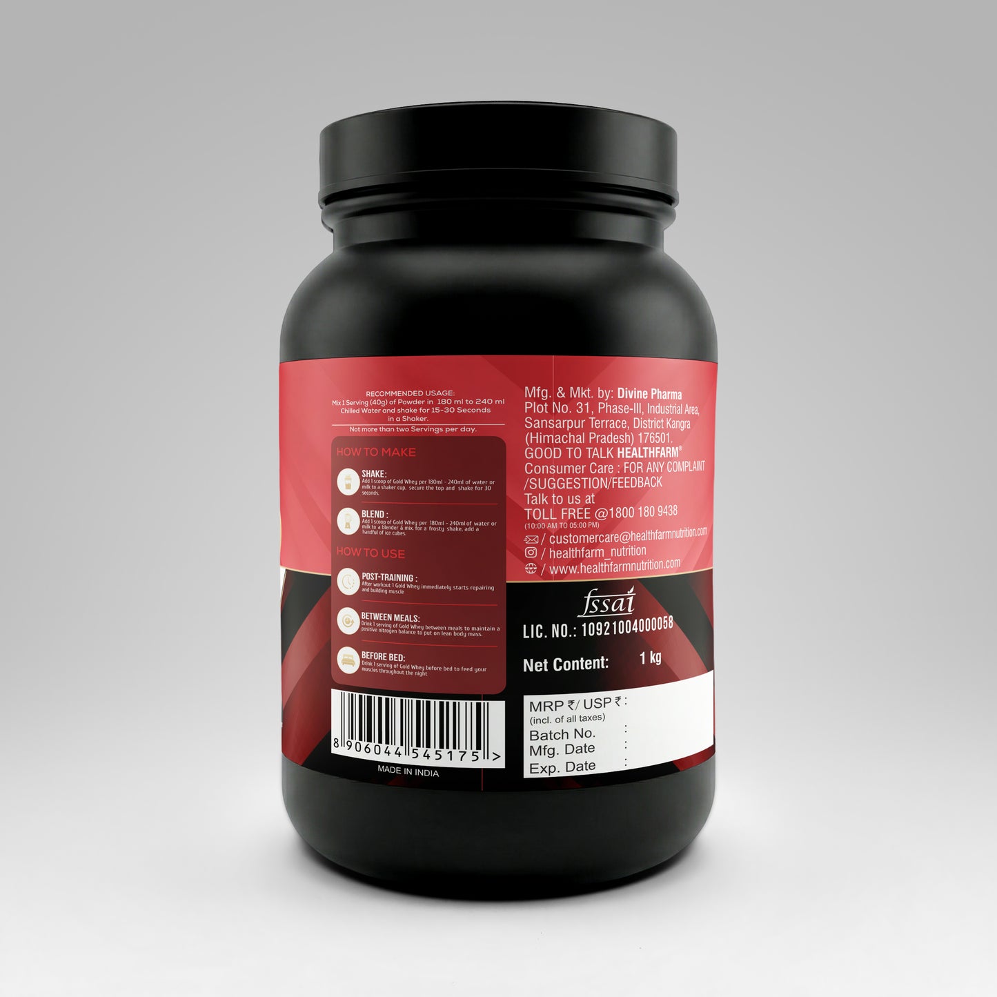 MuscelBond Gold Whey – Grass Fed Whey Protein | 26g Protein per Serving