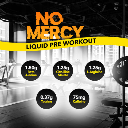 Healthfarm No Mercy liquid pre-workout 450ml