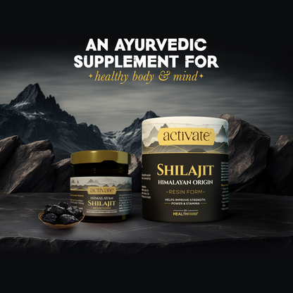 Activate Himalayan Shilajit Resin 20g – For Endurance, Stamina and Strength – Lab Tested