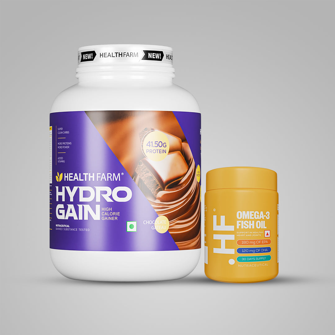 Healthfarm Hydro Gain (3Kg) + Omega 3 Fish Oil