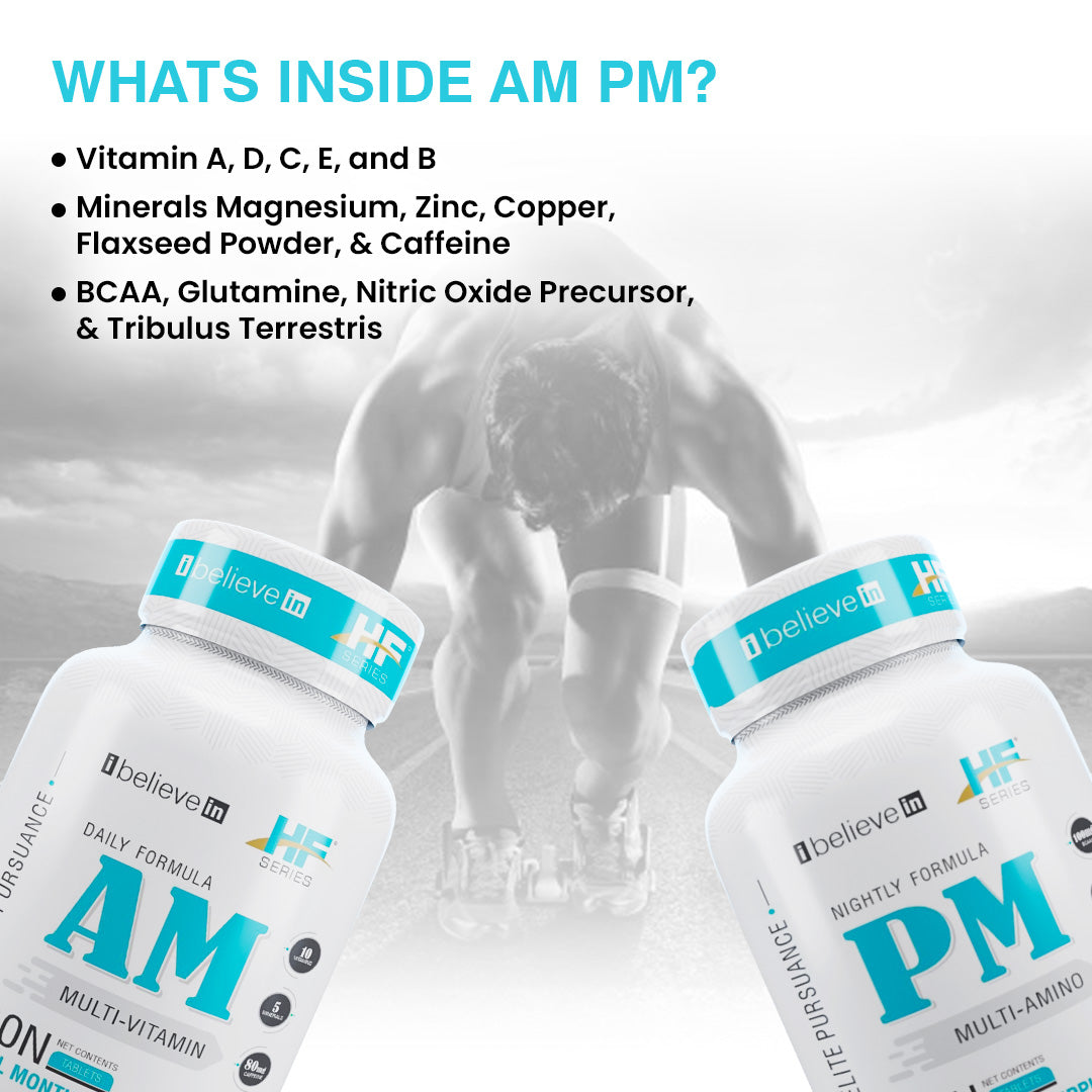 HealthFarm AM PM Multivitamin Tablets (60 TAB),  BUY 1 GET 1 Offer