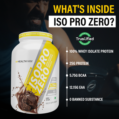 HealthFarm ISO Pro ZERO, 100% Whey