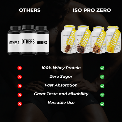 HealthFarm ISO Pro ZERO, 100% Whey