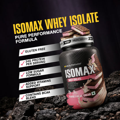 Healthfarm ISOMAX Whey Isolate – 24g Protein