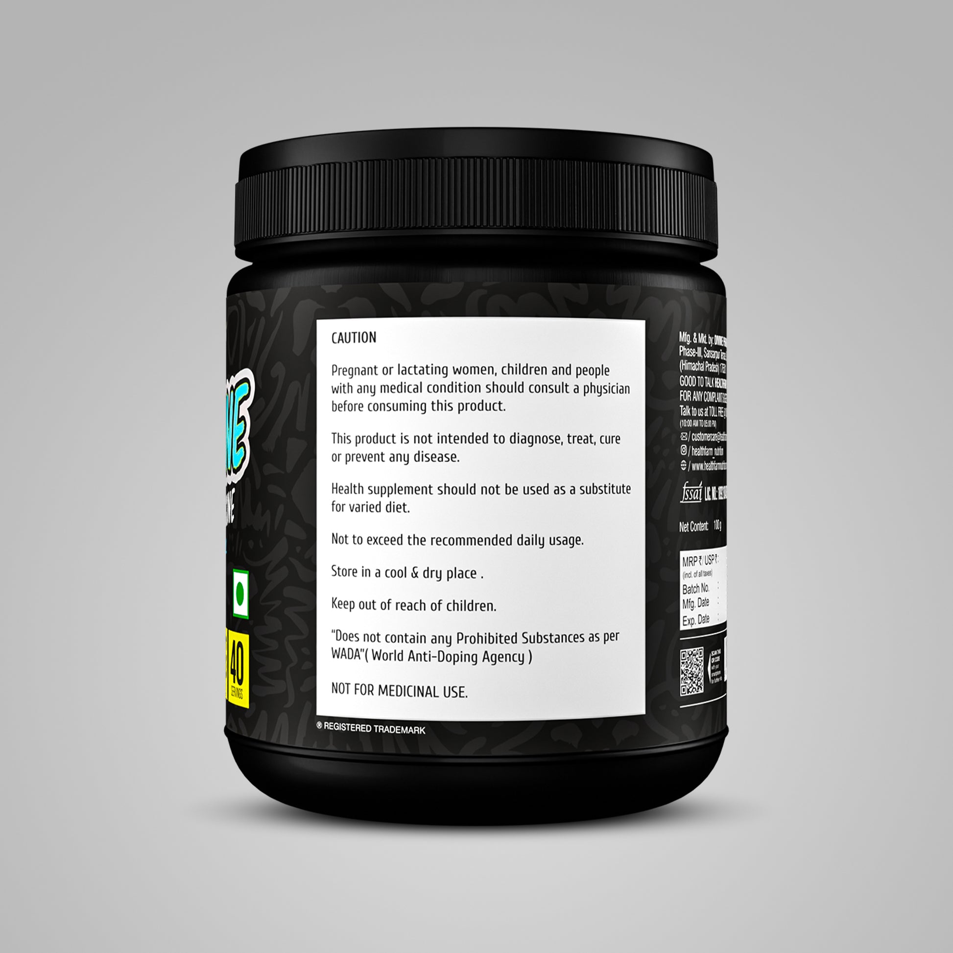 Pure L-Leucine Aminos (100 gm), Pre/Post Workout
