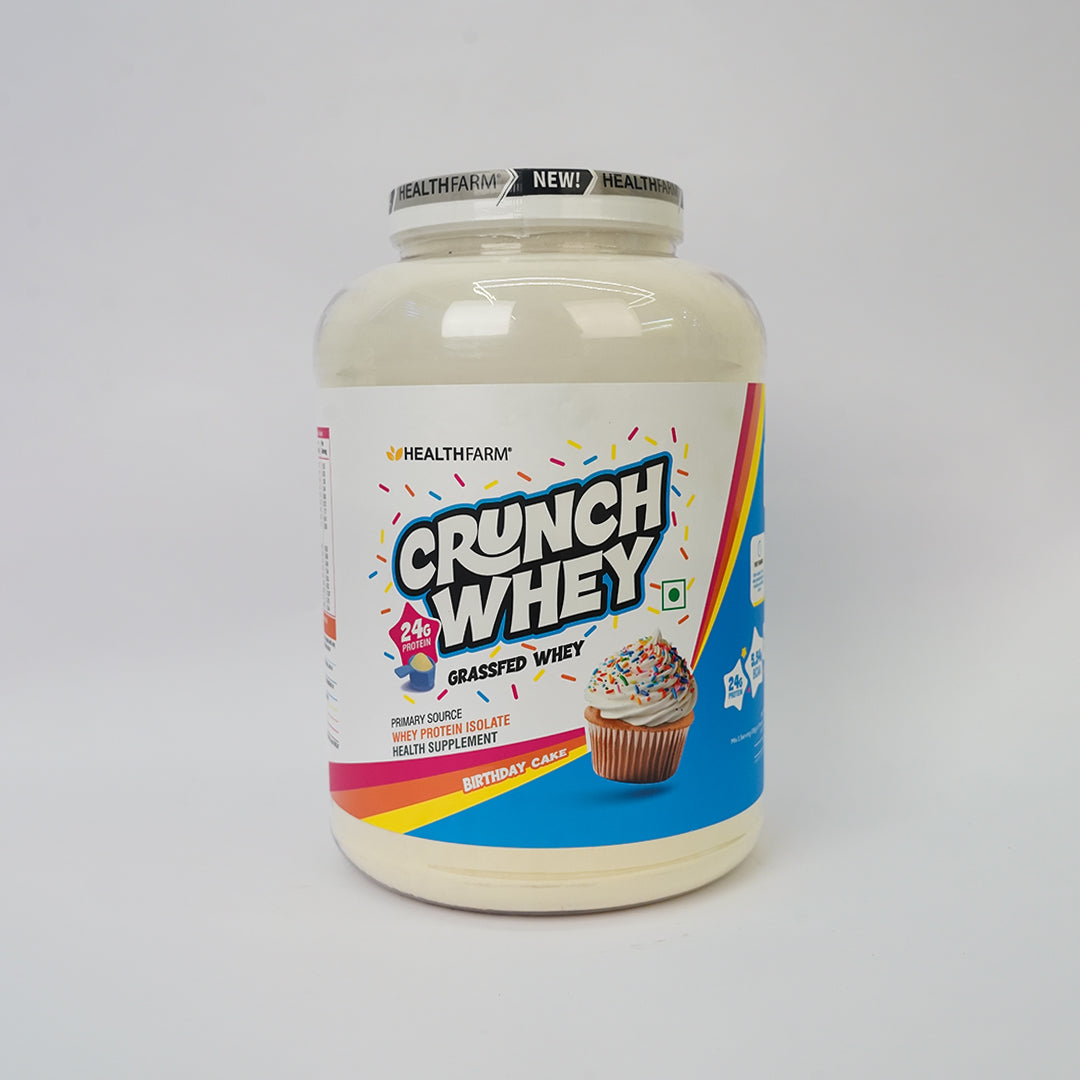 Healthfarm Crunch Whey | Grassfed Whey Protein