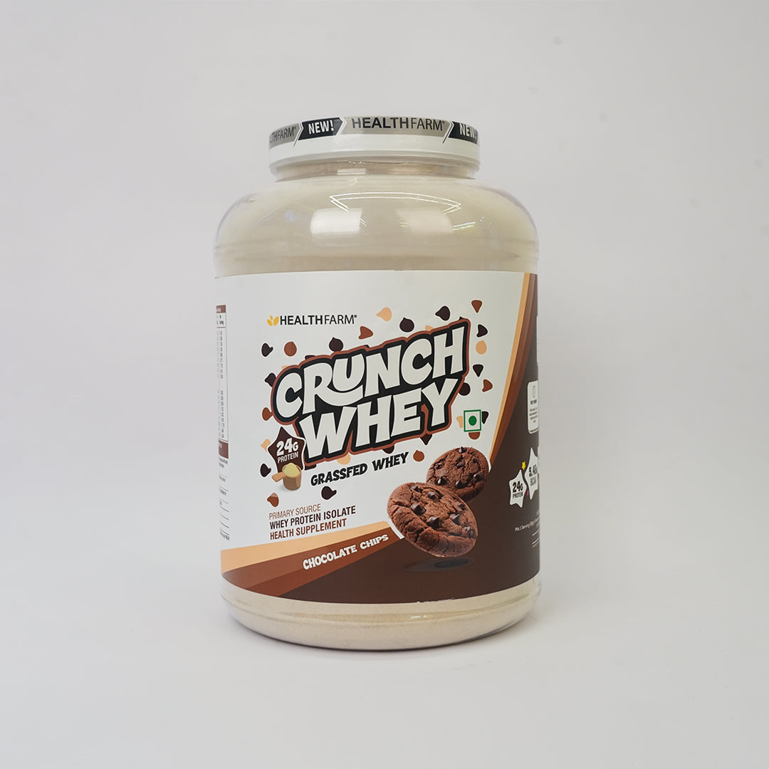 Healthfarm Crunch Whey | Grassfed Whey Protein