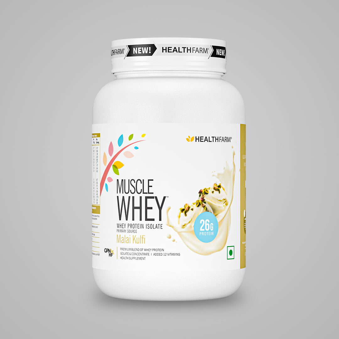 HealthFarm Muscle Whey Protein Powder