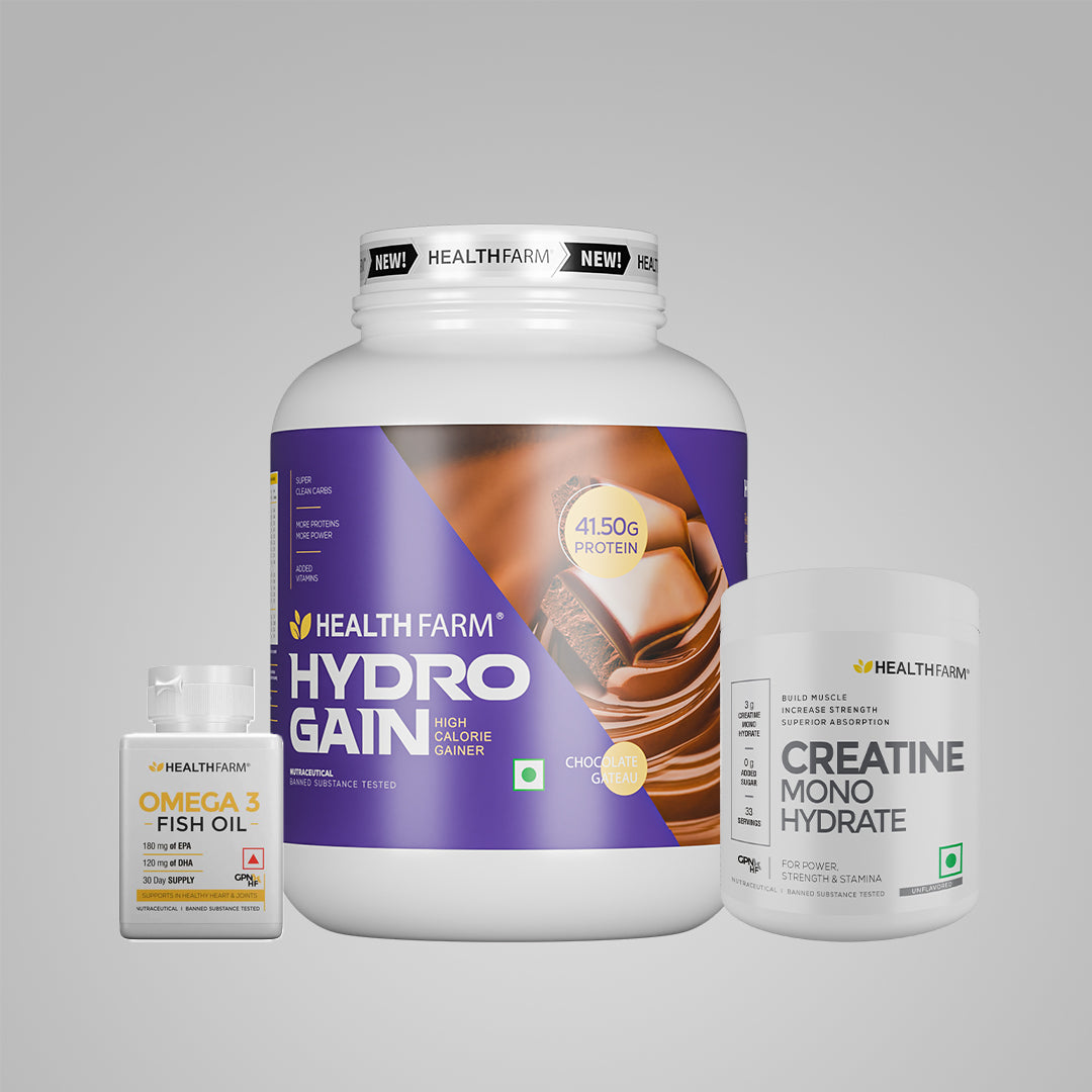 MASS GAINING STACK | HEALTHFARM – Healthfarm Nutrition