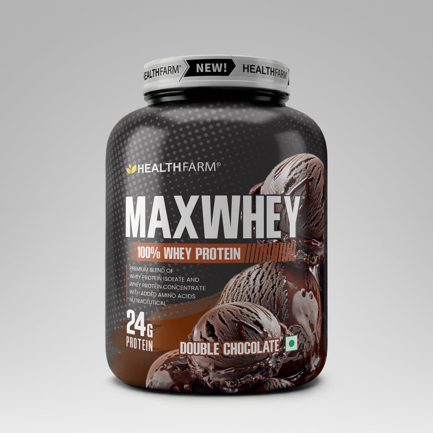 Healthfarm Maxwhey 24g Protein | 100% Whey Protein